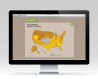 digital: interactive map for genyouth foundation website