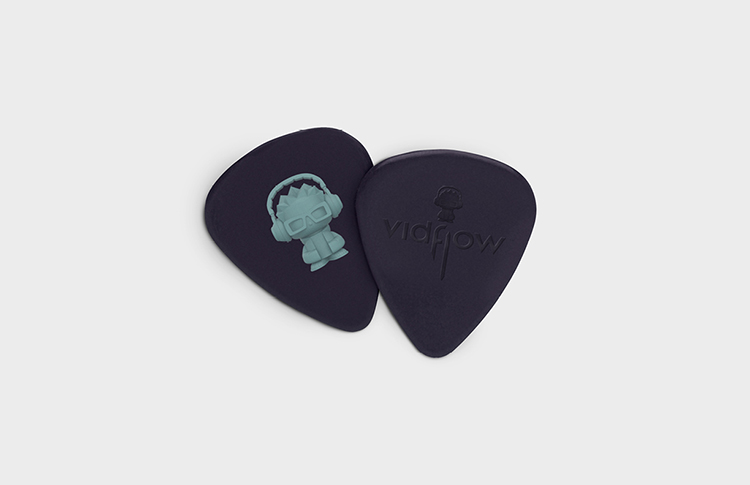 vidflow-collateral-guitar-picks-custom-design